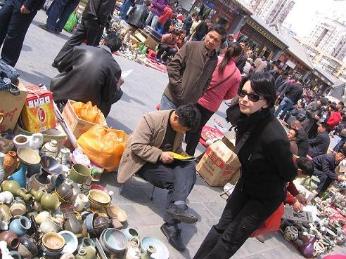 Le marché aux antiquités Panjiayuan à Pékin